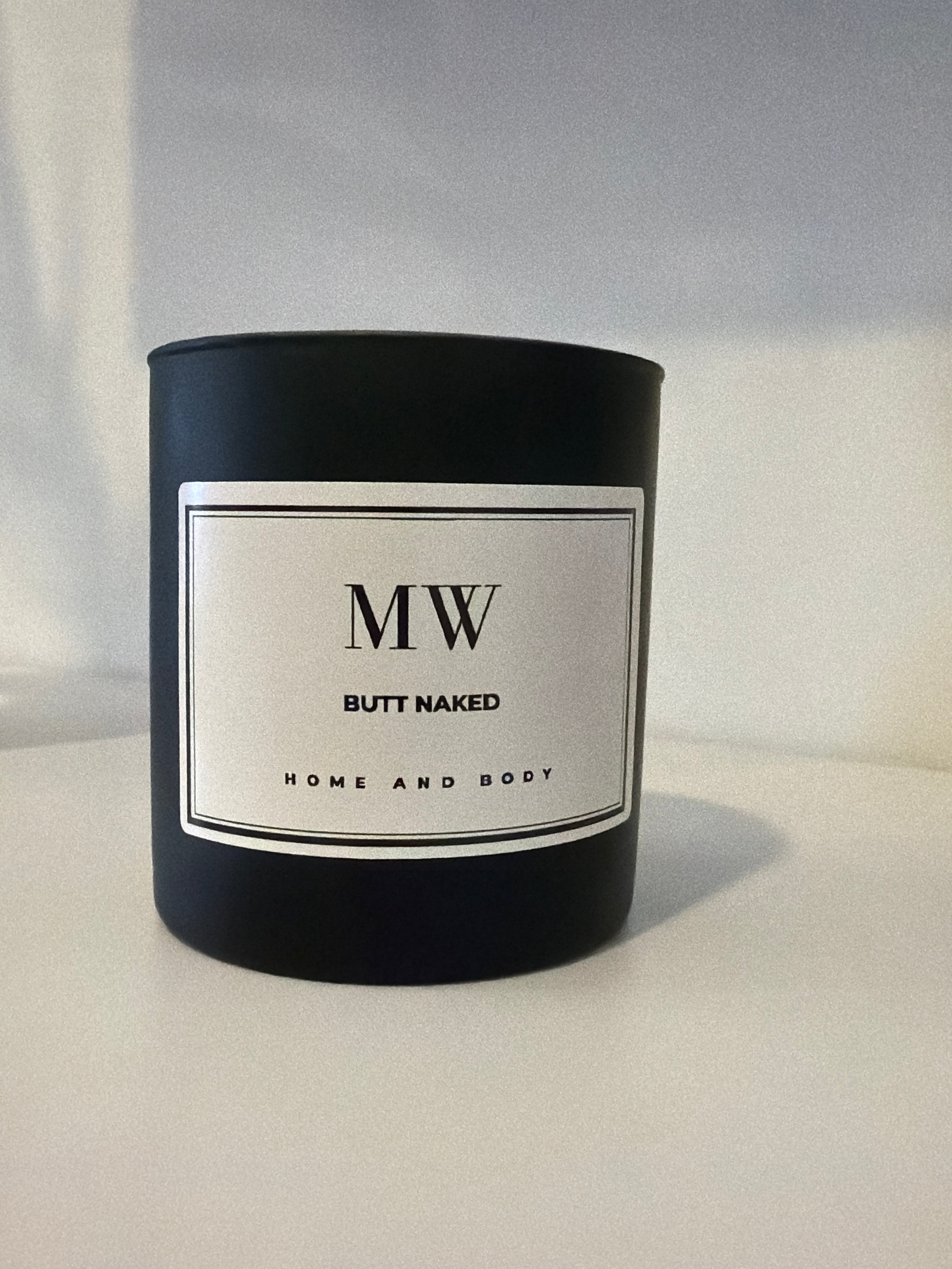 Butt Naked Organic Soy Candle – 8oz