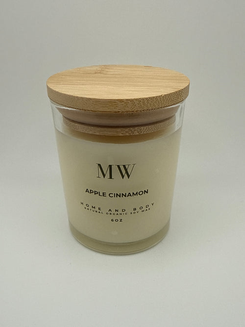 Apple Cinnamon Organic Soy Candle