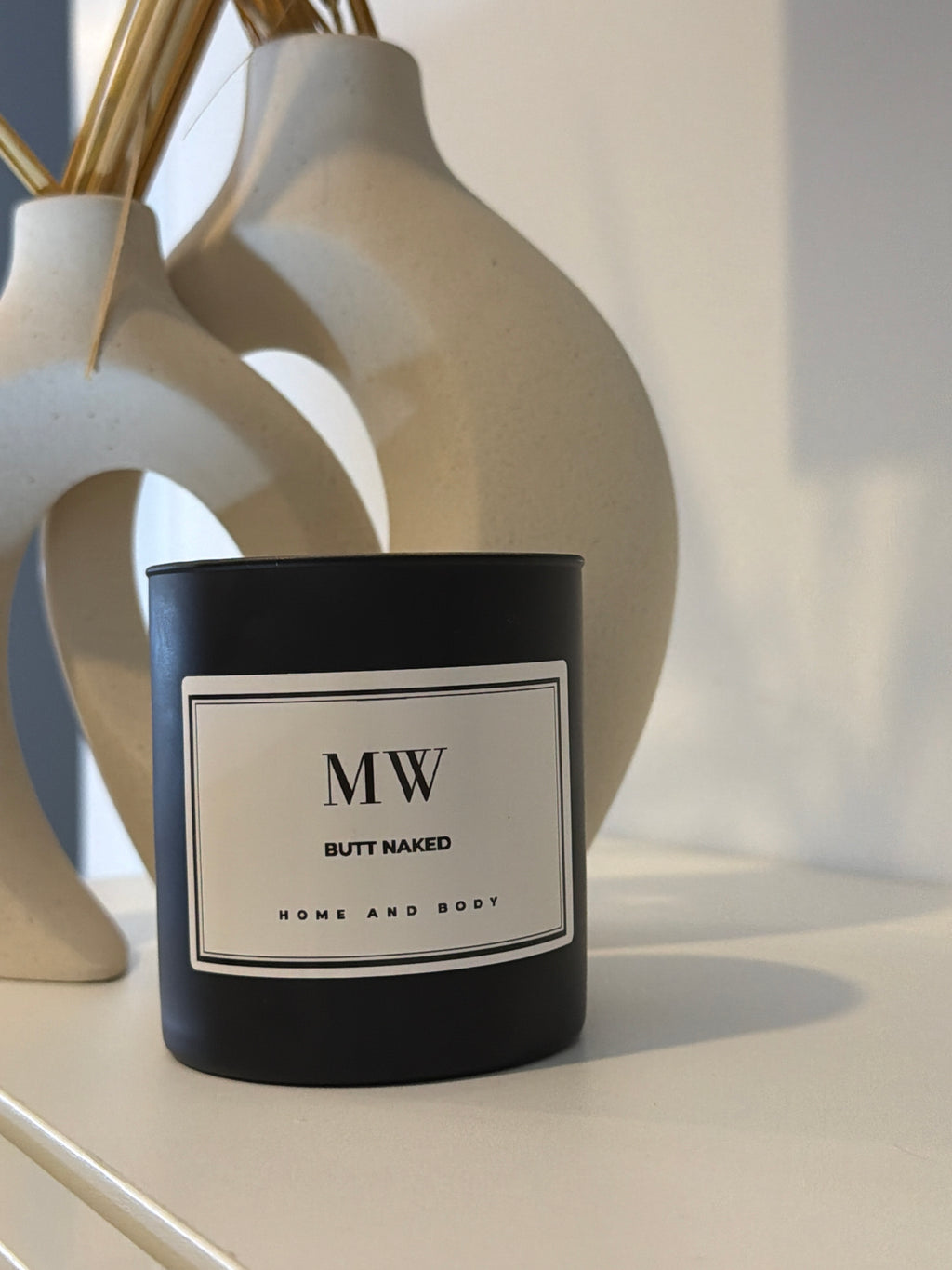 Butt Naked Organic Soy Candle – 8oz