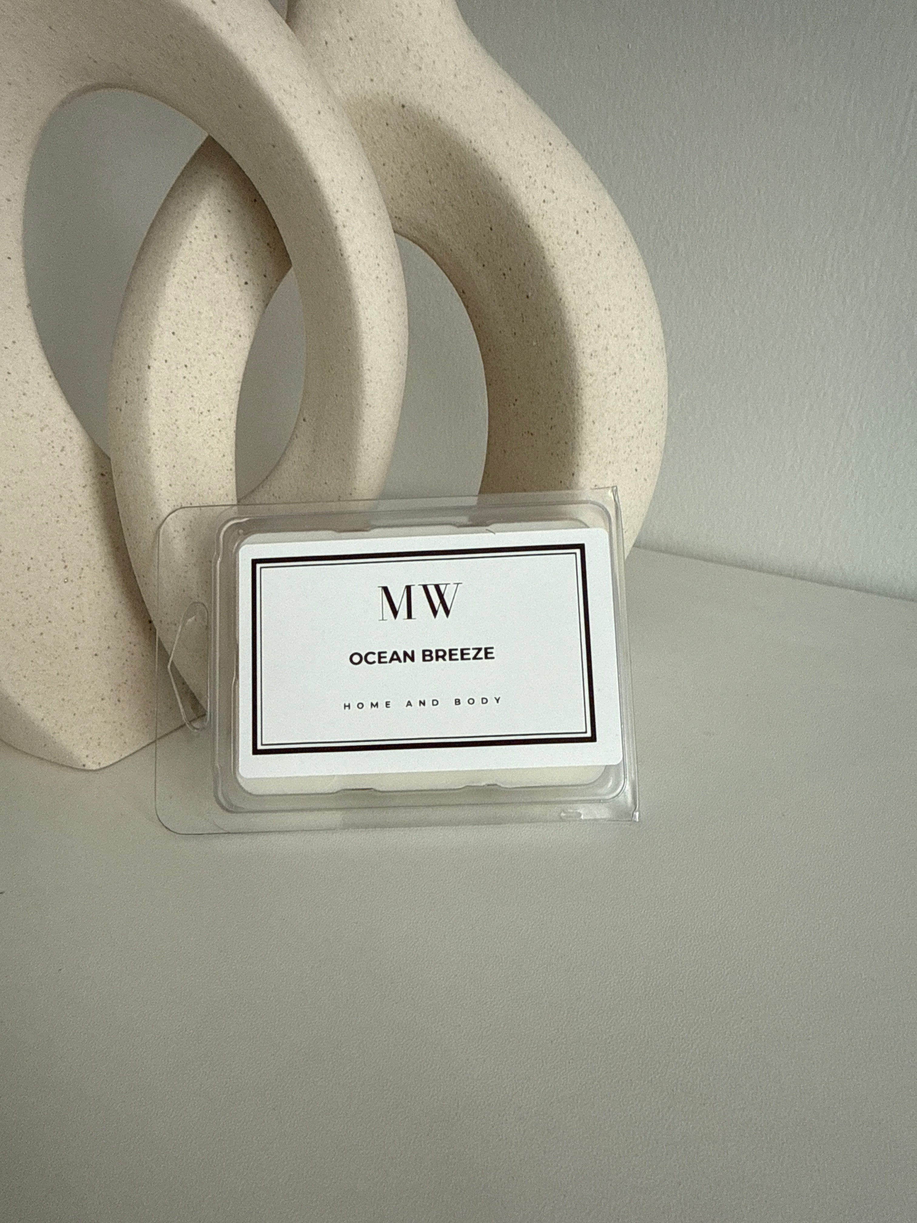 Ocean Breeze Organic Soy Wax Melt