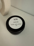 Black Sea Organic Soy Candle – 4oz Black Tin