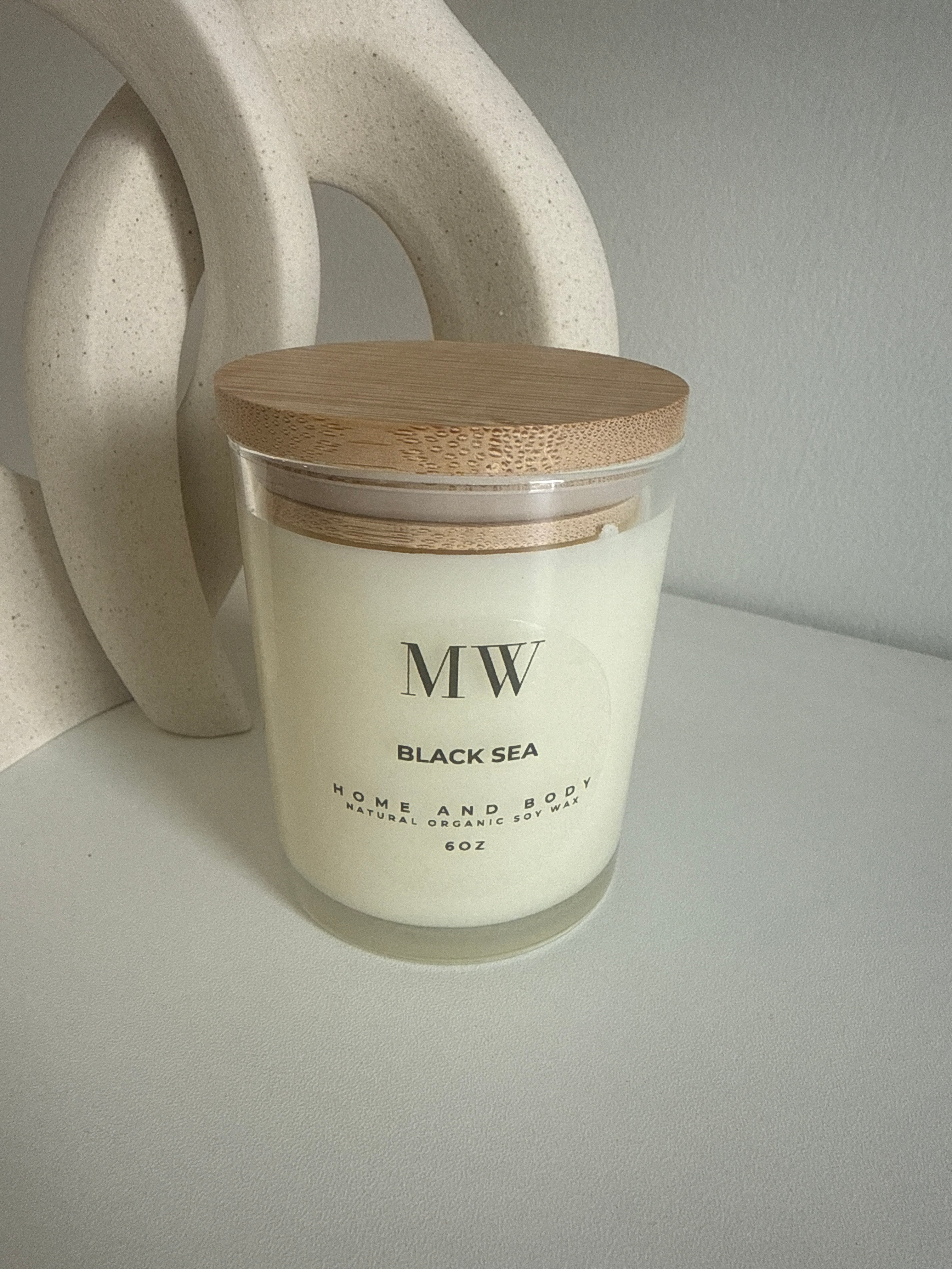 Black Sea Organic Soy Candle – 6oz