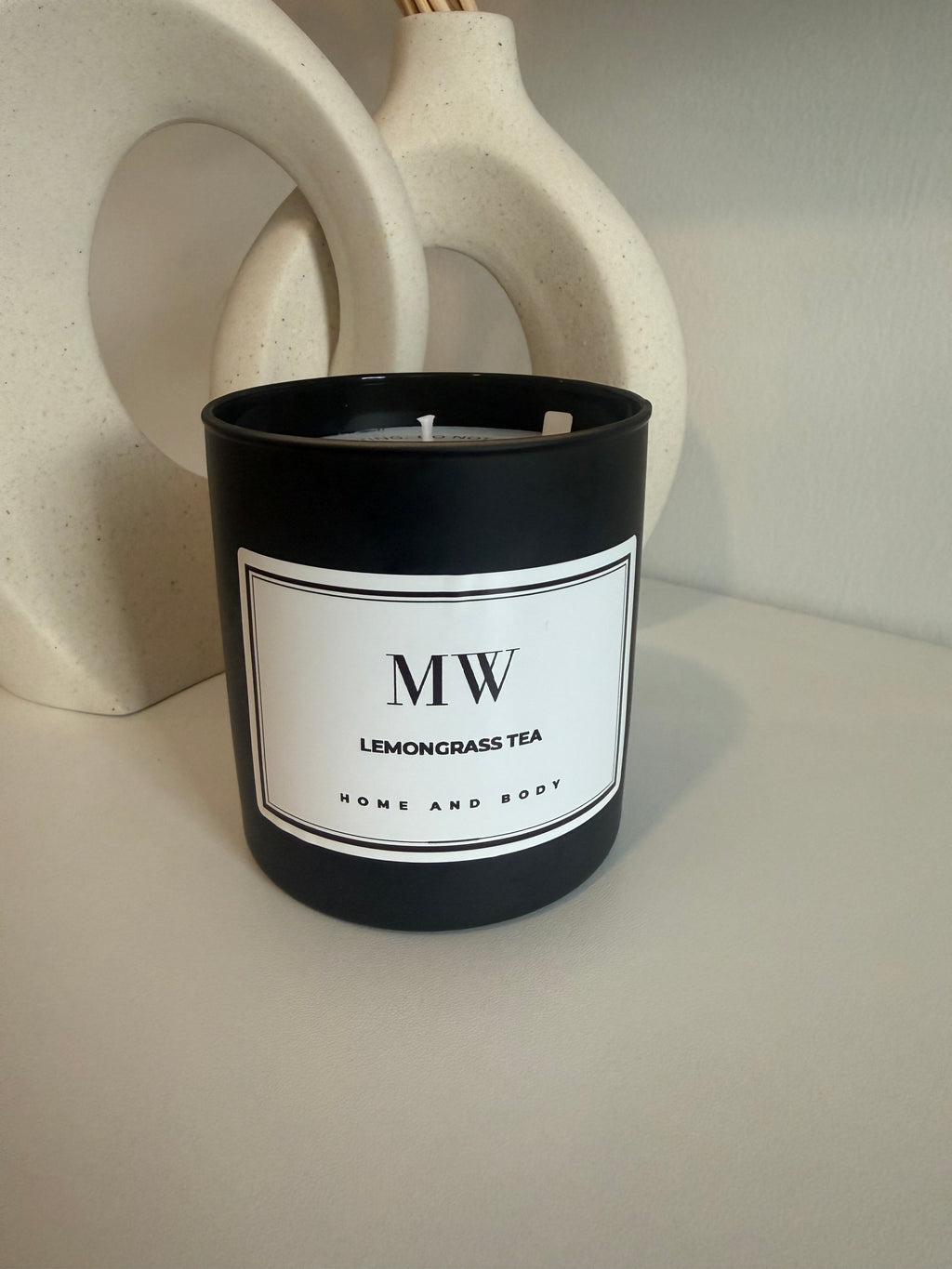Lemongrass Tea Organic Soy Candle – 8oz