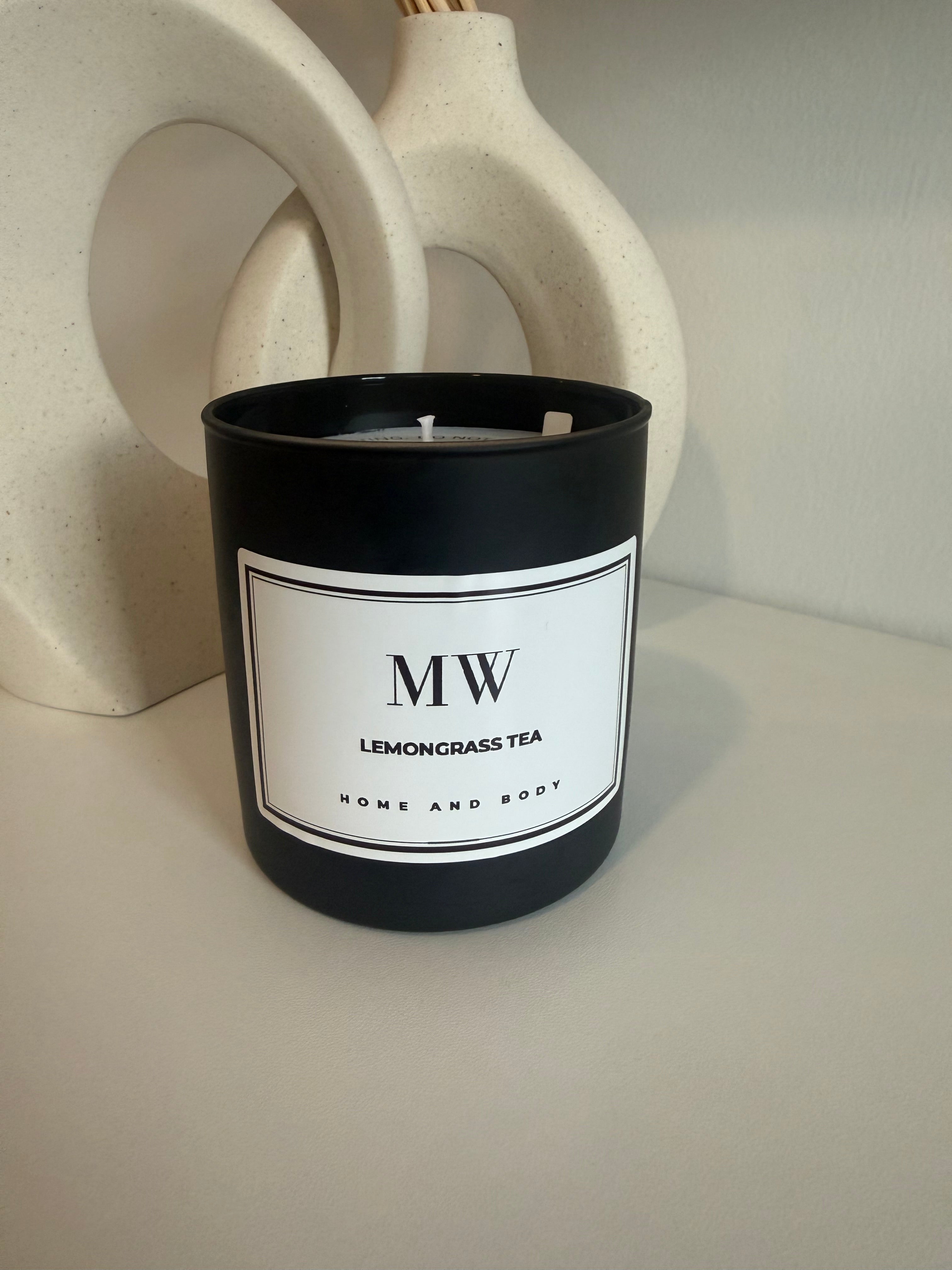Lemongrass Tea Organic Soy Candle – 8oz